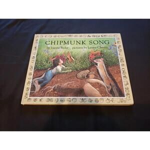 Vintage Book Chipmunk Song by Joanne Ryder, Pictures by Lynne Cherry